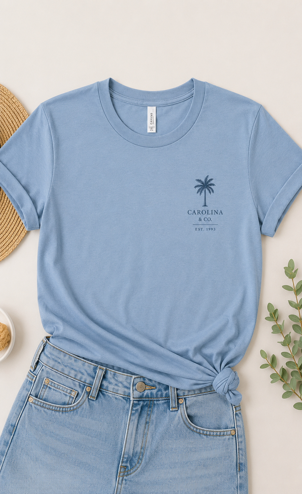 Carolina & Co. Palm Tree Shirt